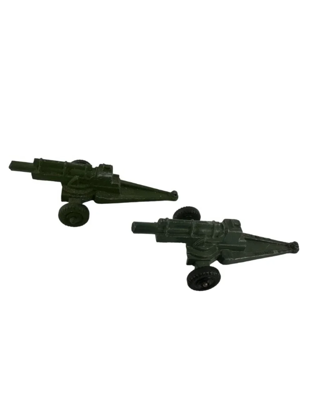 Midgetoy Lot of two Die Cast Gun Trailer Toy Models